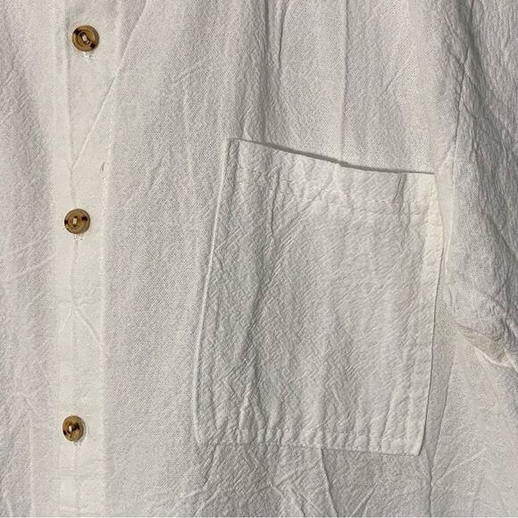 Croft & Barrow White Casual Button Down Men’s Large Shirt Relaxed Fit. - Picture 3 of 8
